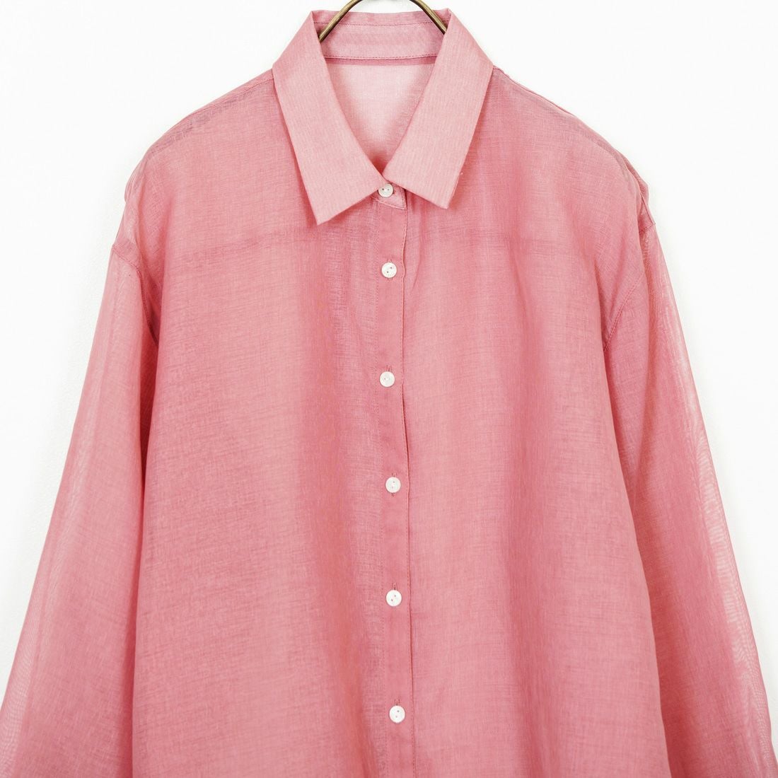 Jf Ready Made [ジェイエフレディメイド] シアーリネンライクブラウス [755110] 21 ﾋﾟﾝｸ