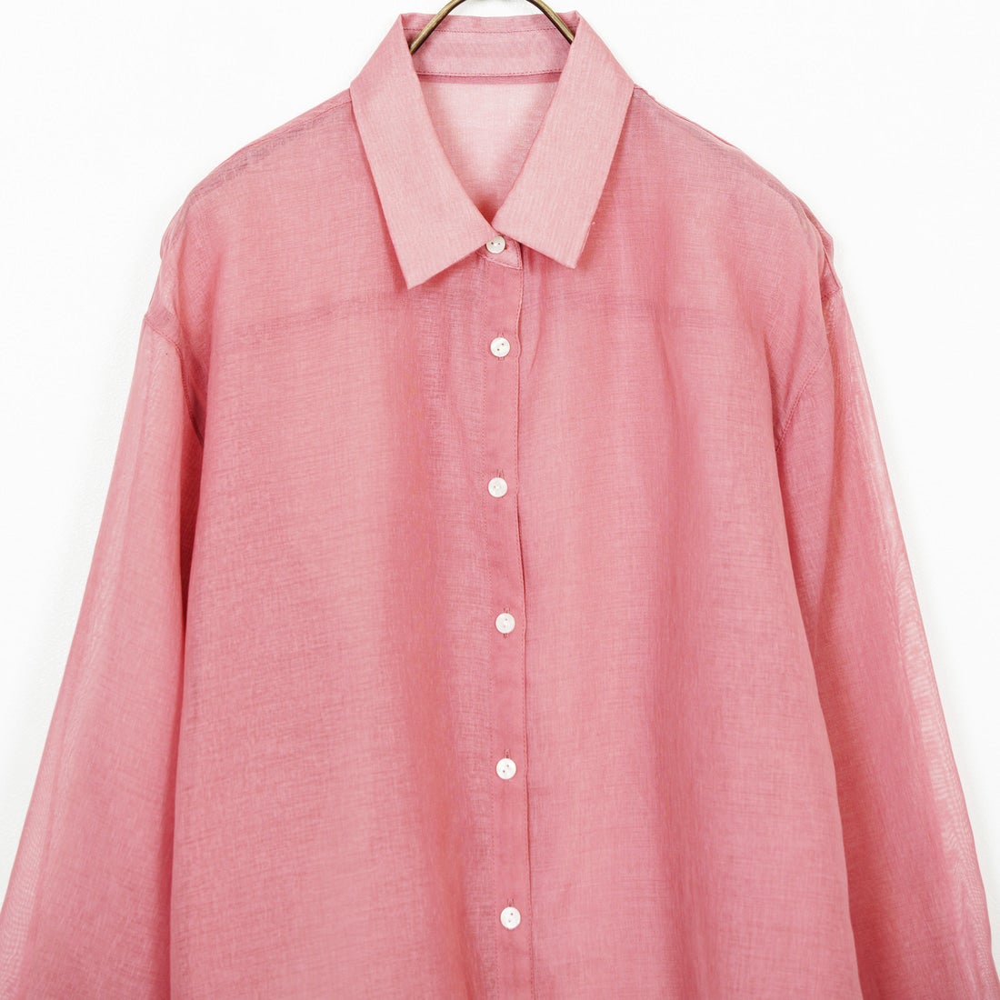 Jf Ready Made [ジェイエフレディメイド] シアーリネンライクブラウス [755110] 21 ﾋﾟﾝｸ