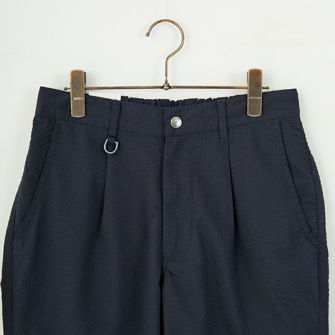 Jeans Factory Clothes [ジーンズファクトリークローズ] クールマックス サッカー1Pイージートラウザー [JFC-252-006] BLKｽﾄﾗｲﾌﾟ