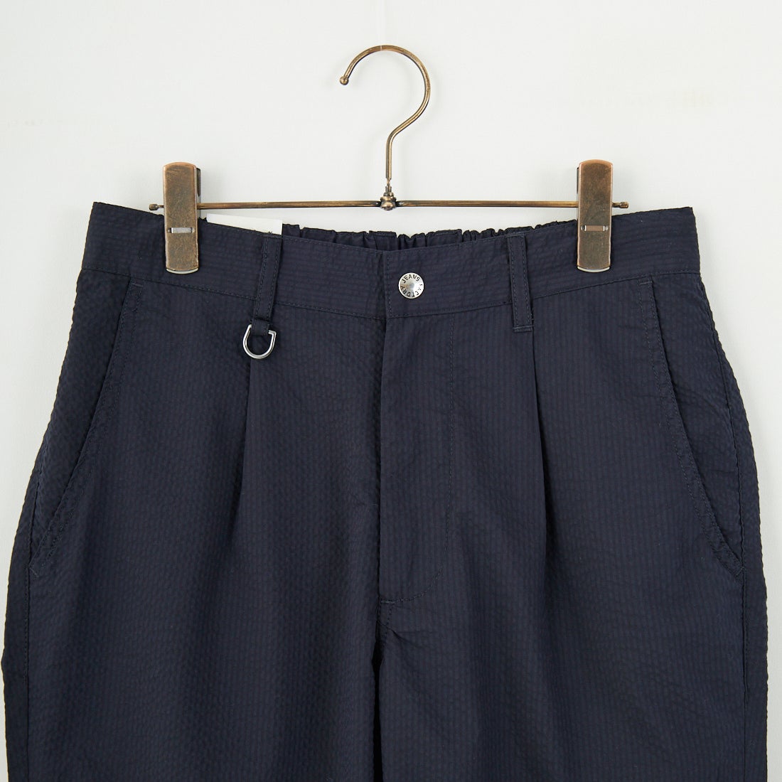 Jeans Factory Clothes [ジーンズファクトリークローズ] クールマックス サッカー1Pイージートラウザー [JFC-252-006] BLKｽﾄﾗｲﾌﾟ