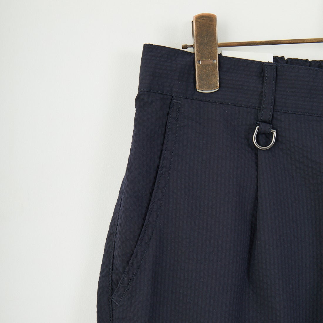 Jeans Factory Clothes [ジーンズファクトリークローズ] クールマックス サッカー1Pイージートラウザー [JFC-252-006] BLKｽﾄﾗｲﾌﾟ