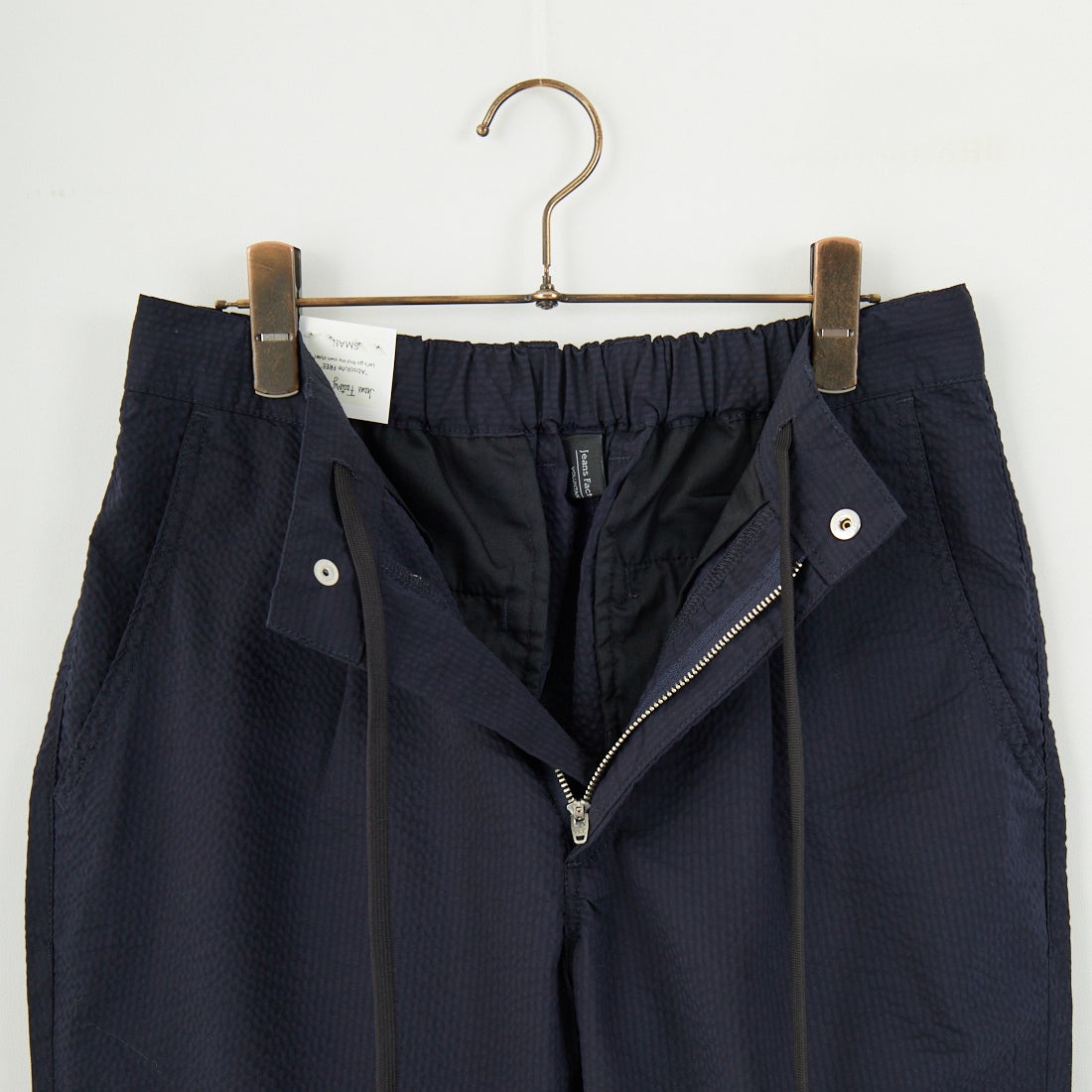 Jeans Factory Clothes [ジーンズファクトリークローズ] クールマックス サッカー1Pイージートラウザー [JFC-252-006] BLKｽﾄﾗｲﾌﾟ