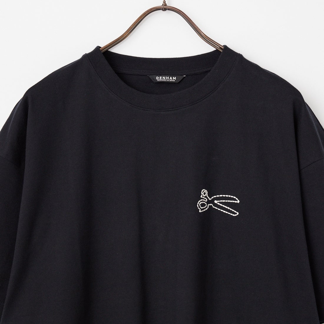 DENHAM [デンハム] ショートスリーブ Tシャツ [CHAIN-TEE] BLACK