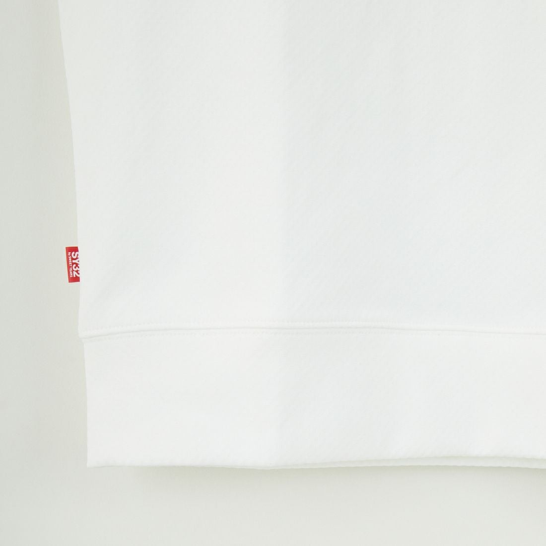 SY32 [エスワイサーティトゥ] スパイラルニットTシャツ [15013] WHITE