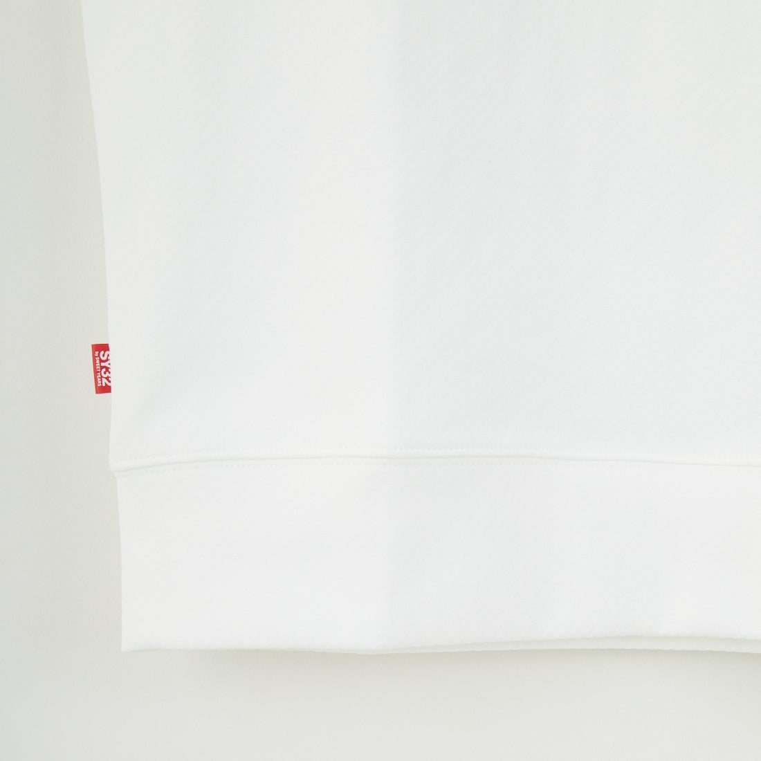 SY32 [エスワイサーティトゥ] スパイラルニットTシャツ [15013] WHITE