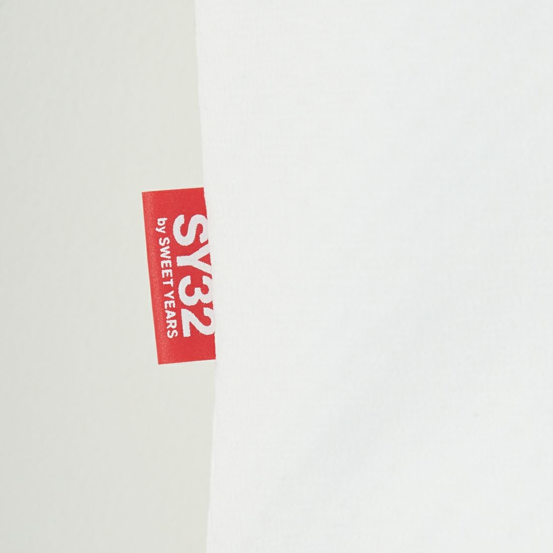 SY32 [エスワイサーティトゥ] スパイラルニットTシャツ [15013] WHITE