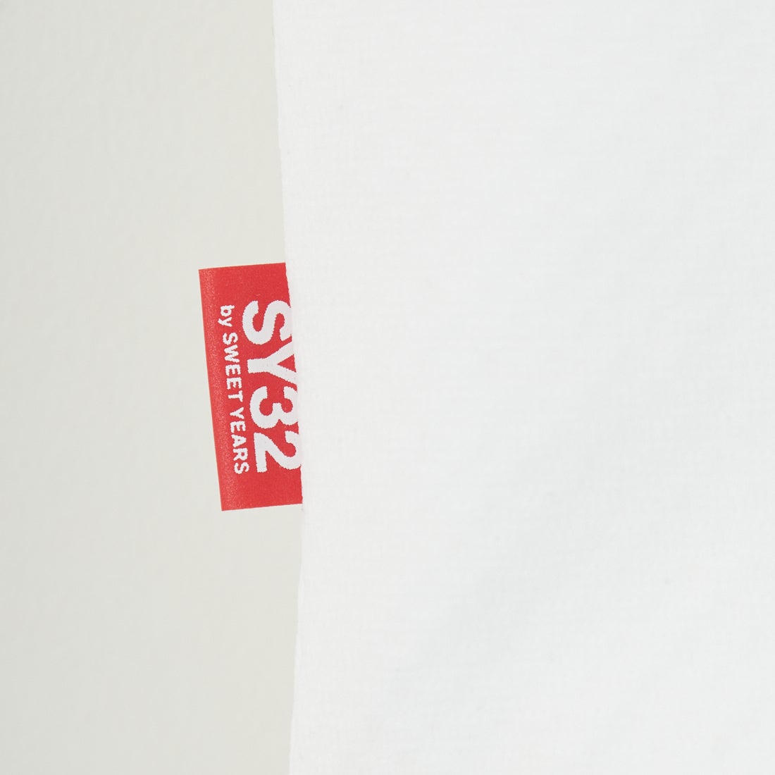 SY32 [エスワイサーティトゥ] スパイラルニットTシャツ [15013] WHITE