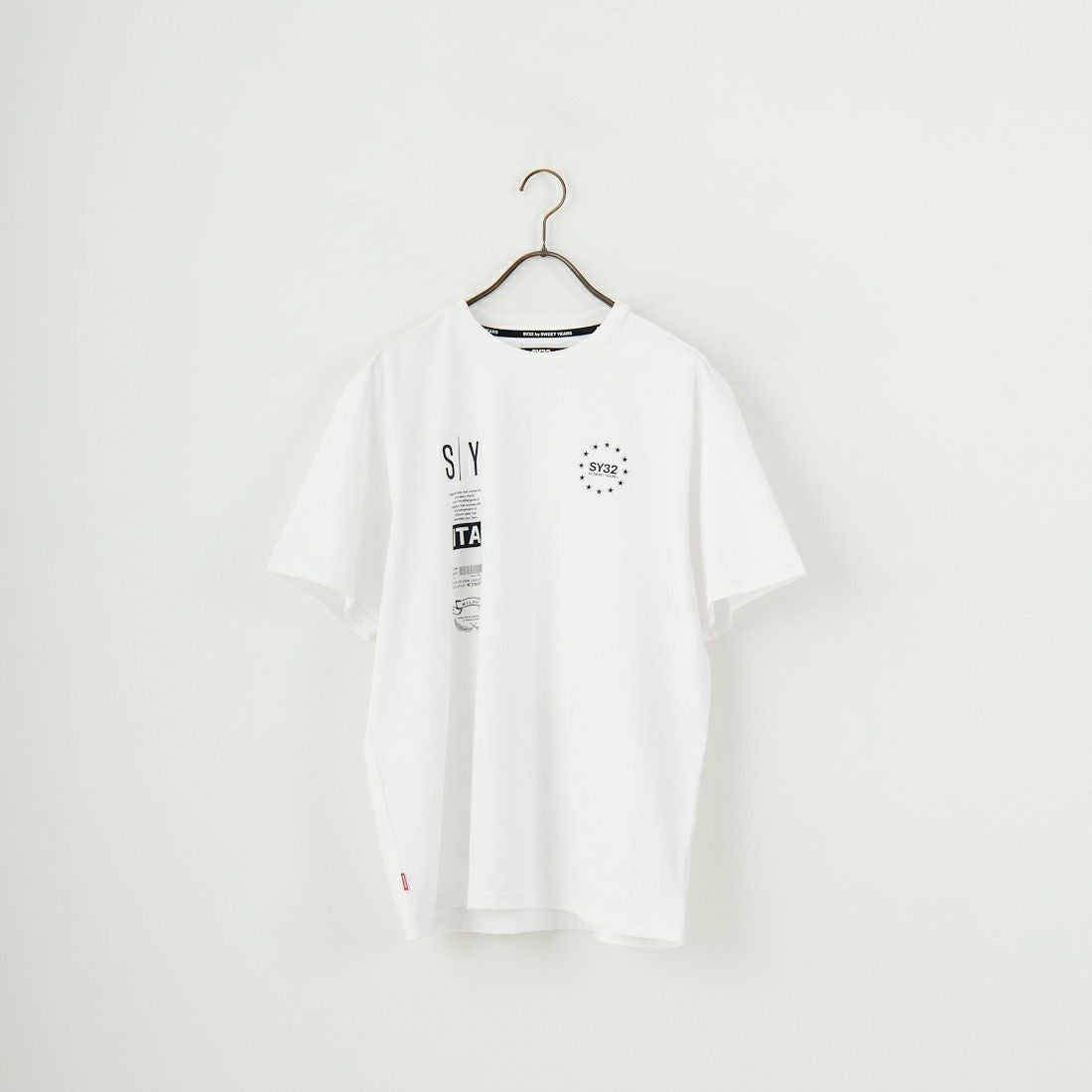 SY32 [エスワイサーティトゥ] マルチロゴグラフィックTシャツ [15050] WHITE