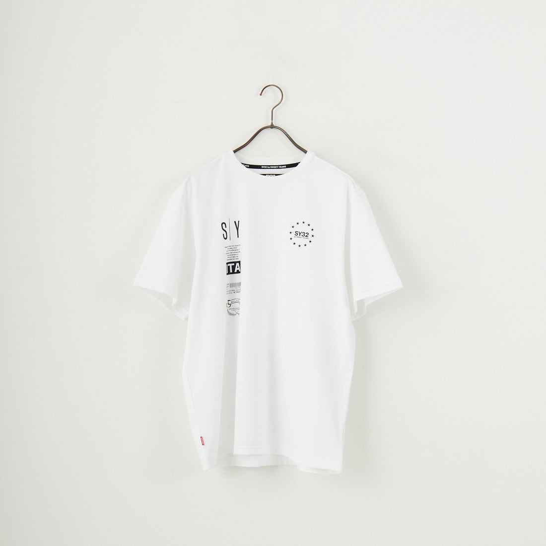 SY32 [エスワイサーティトゥ] マルチロゴグラフィックTシャツ [15050] WHITE
