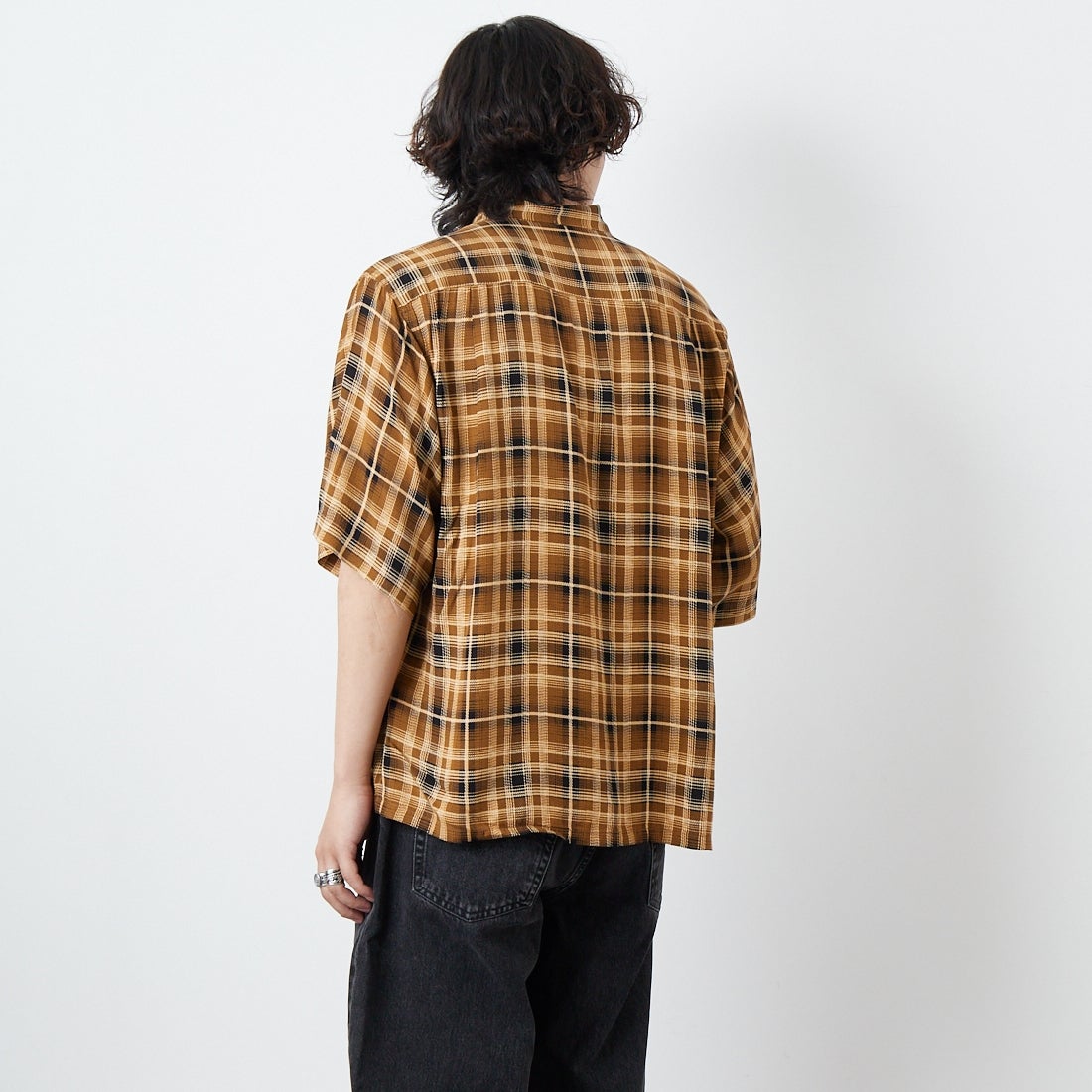 DAN RIVER [ダンリバー] 別注 レーヨンチェック ボックスショート