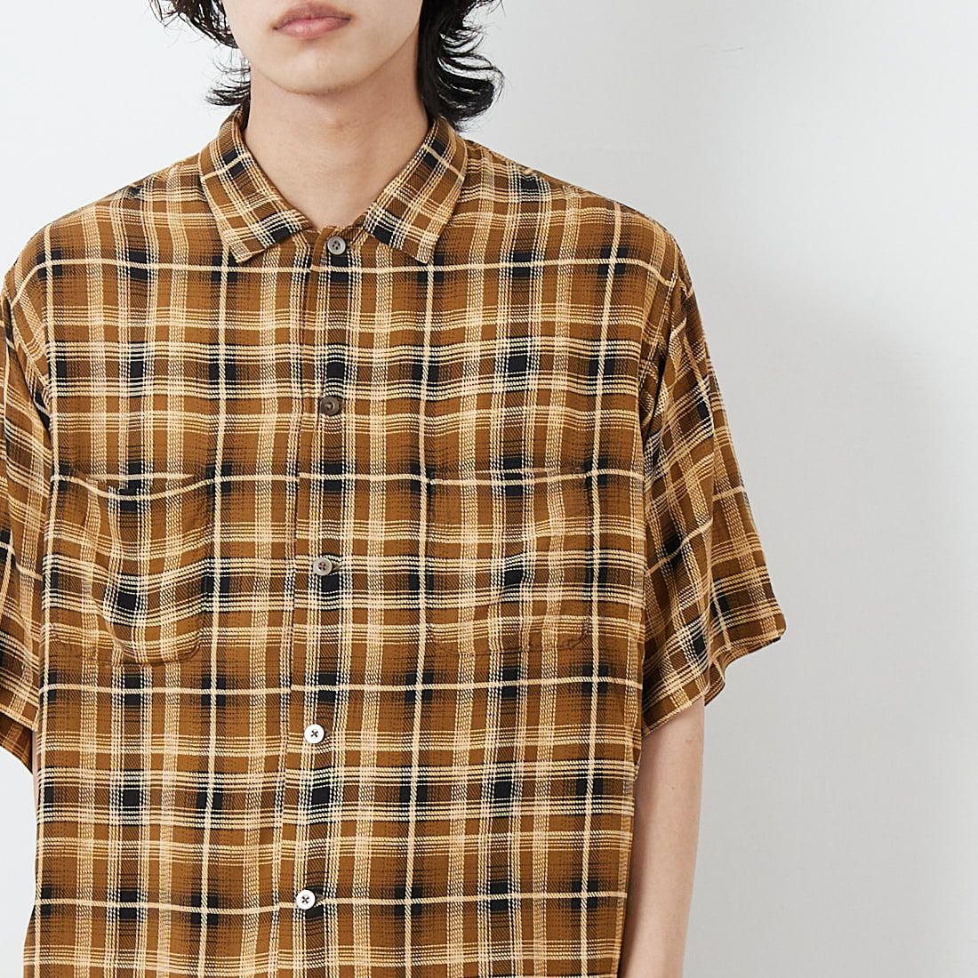 DAN RIVER [ダンリバー] 別注 レーヨンチェック ボックスショート