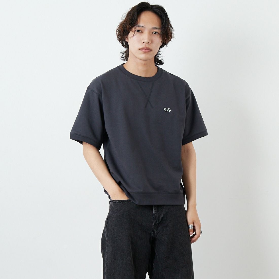 THE FOX [ザフォックス] 別注 ワンポイントロゴワッペン ミニ裏毛 W