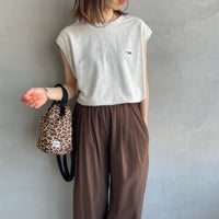 LT.GRAY&&モデル身長：158cm 着用サイズ：M&&