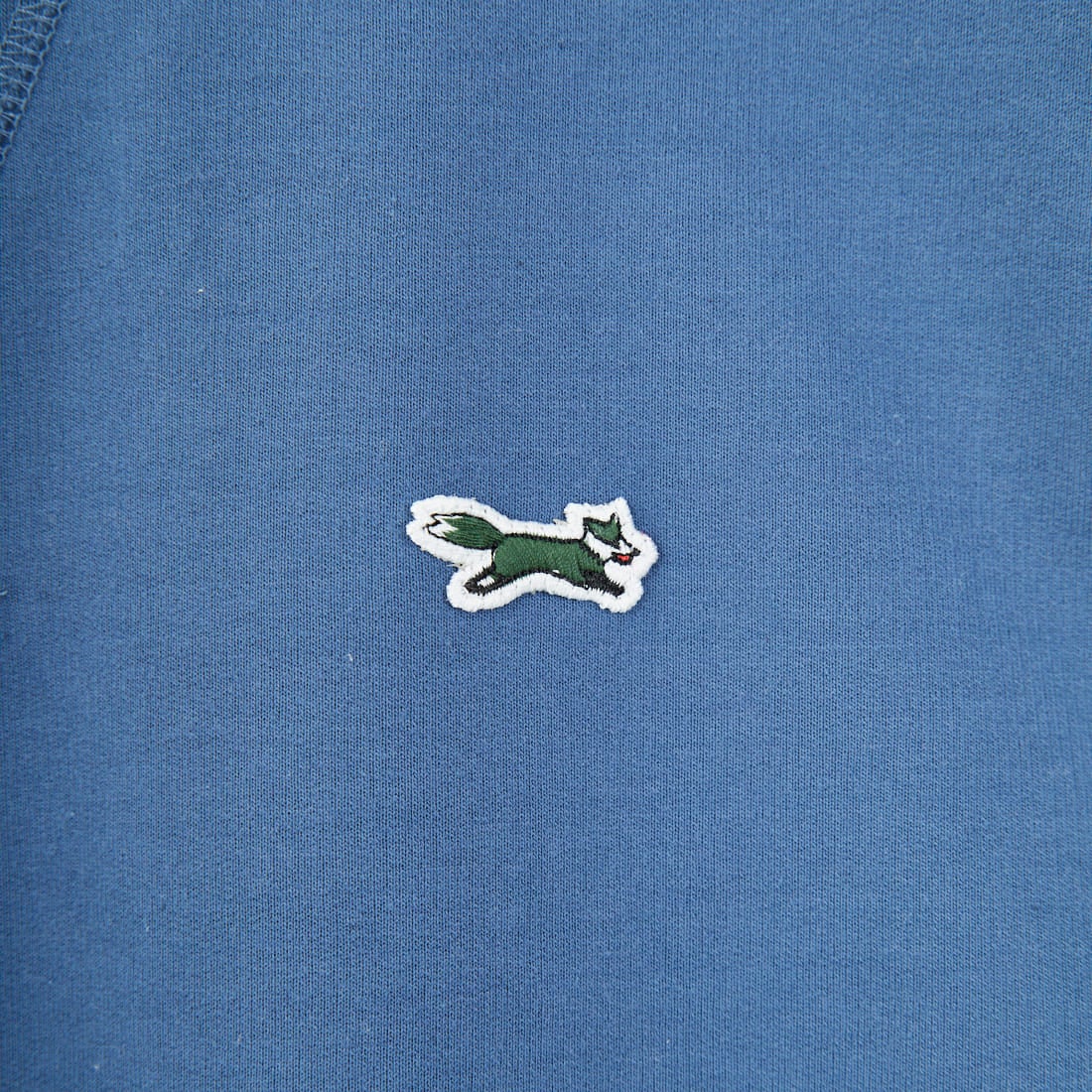 THE FOX [ザフォックス] 別注 ワンポイントロゴワッペン ミニ裏毛 ノースリーブTシャツ [JFL25SS-08-JF] BLUE