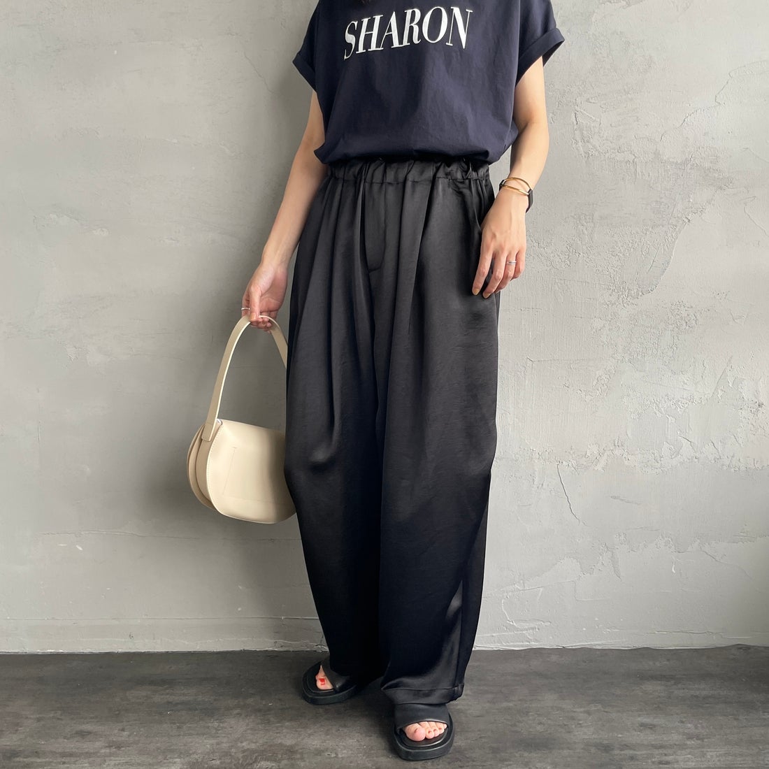 99 BLACK&&モデル身長：160cm 着用サイズ：2&&