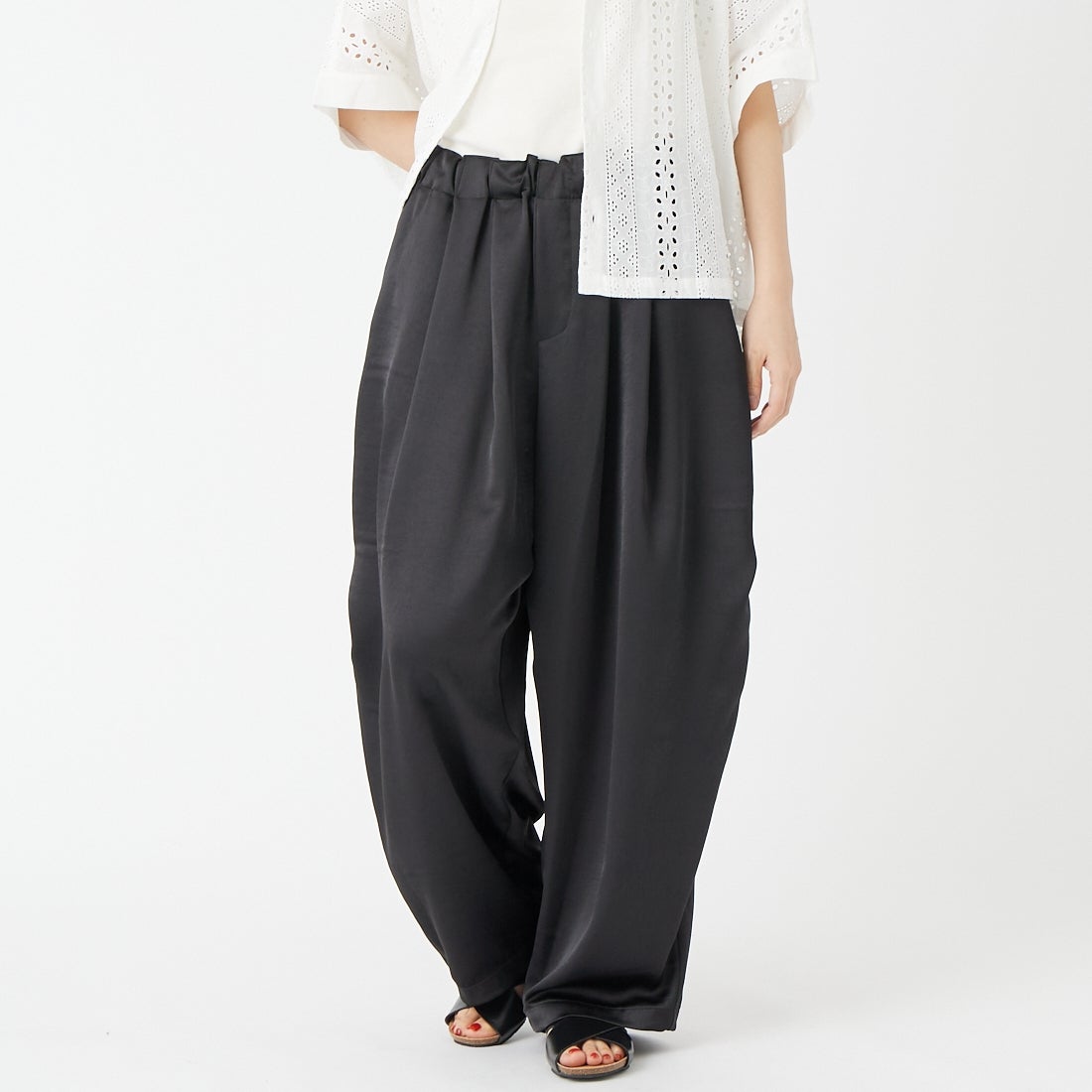 99 BLACK&&モデル身長：162cm 着用サイズ：2&&