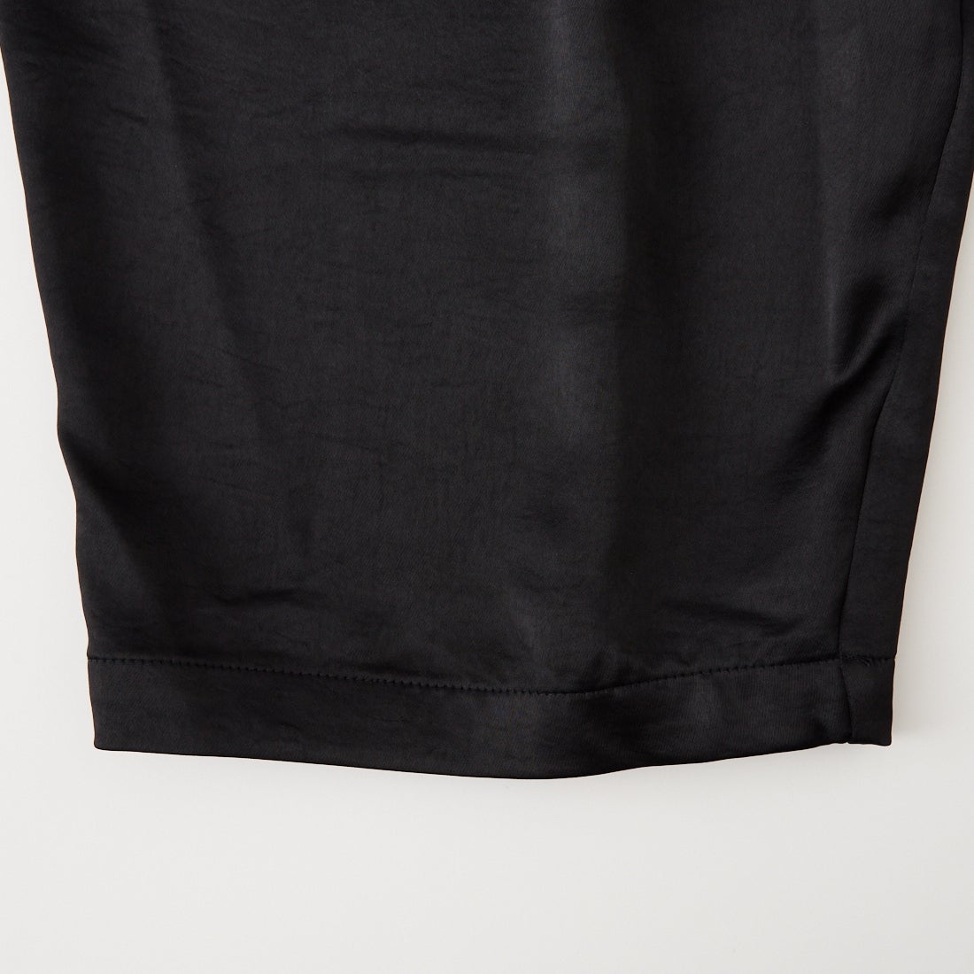 mizuiro ind [ミズイロインド] サテンワイドカーゴパンツ [2-260086] 99 BLACK