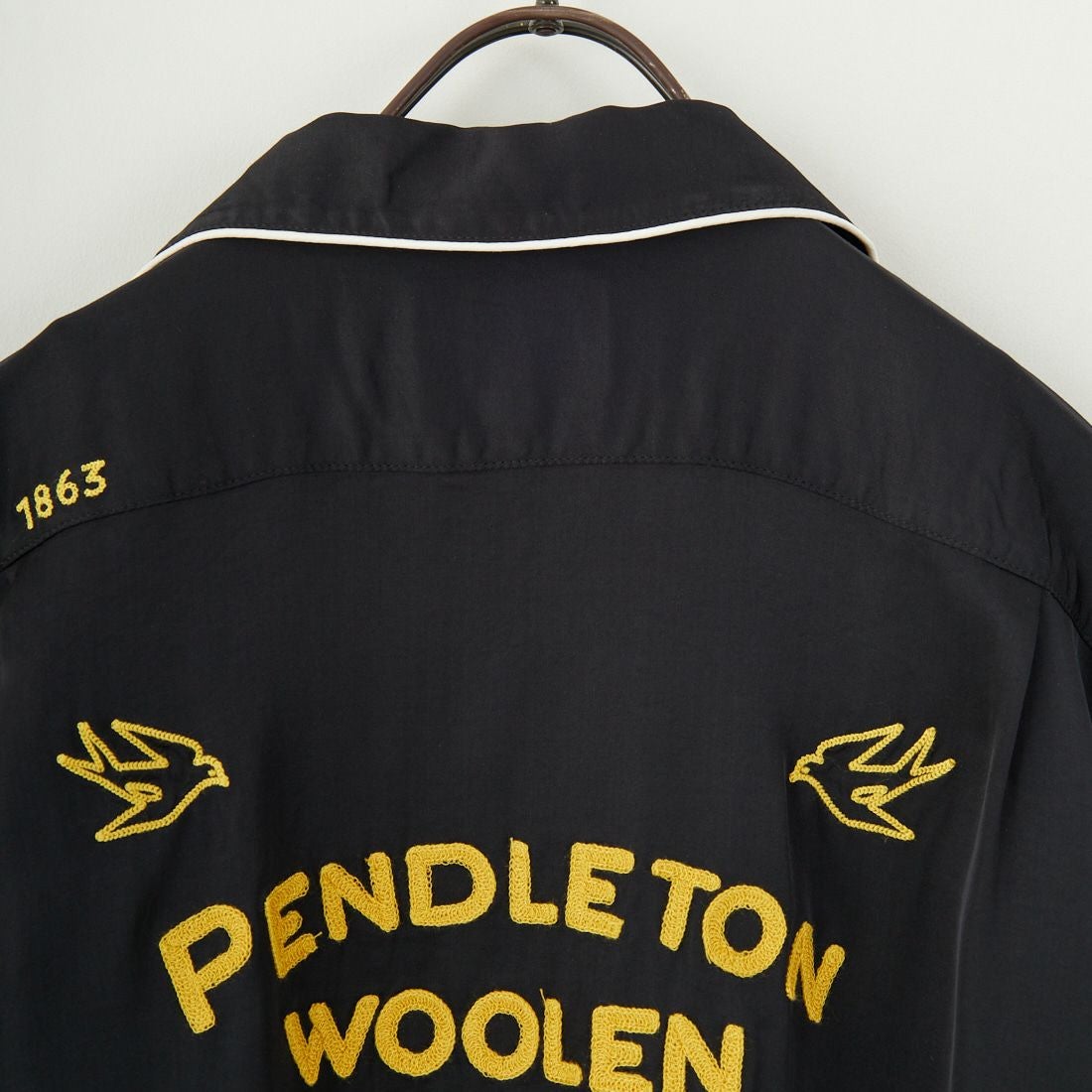 PENDLETON [ペンドルトン] パイピング刺繍オープンカラーシャツ [5275-0015] 49 BLACK