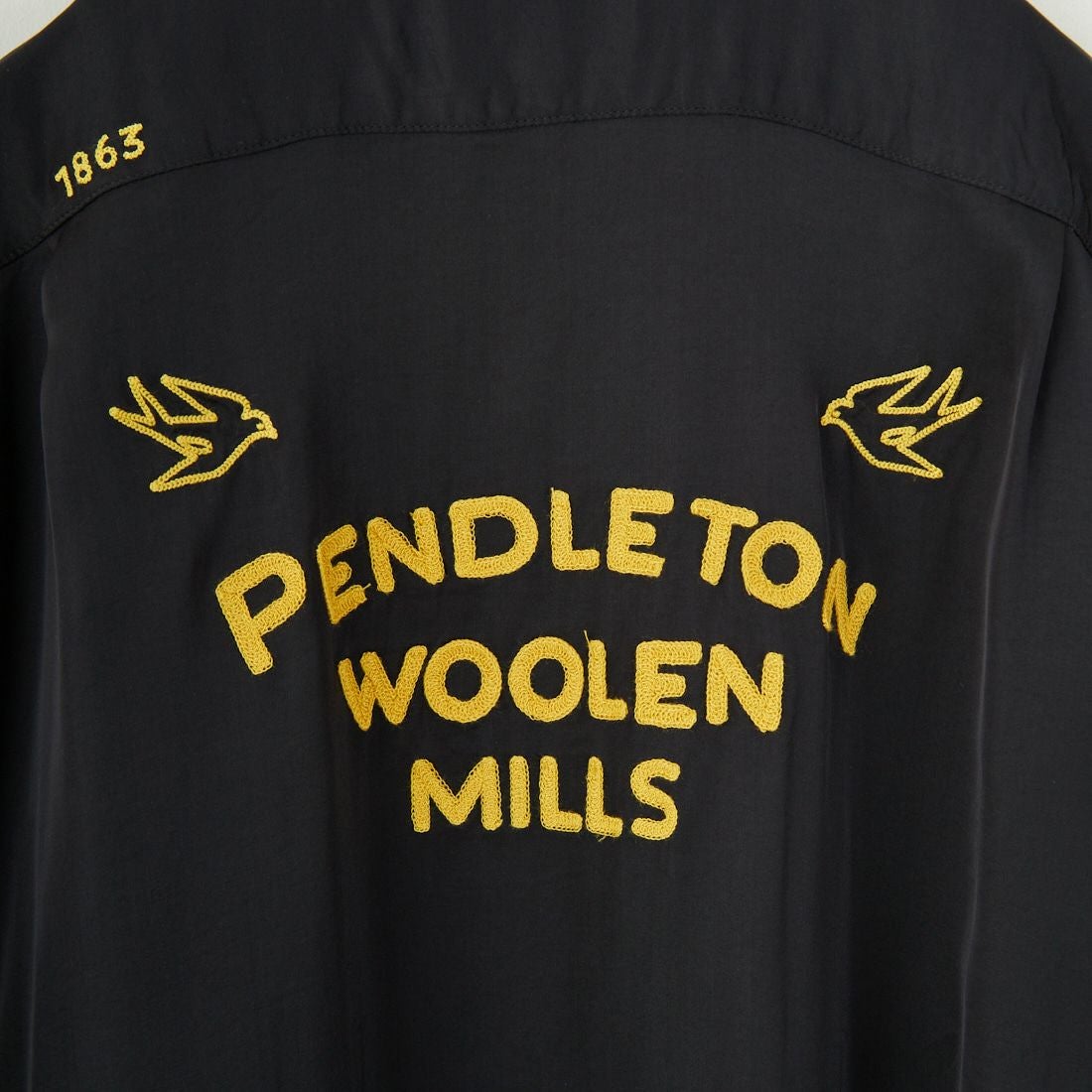 PENDLETON [ペンドルトン] パイピング刺繍オープンカラーシャツ [5275-0015] 49 BLACK