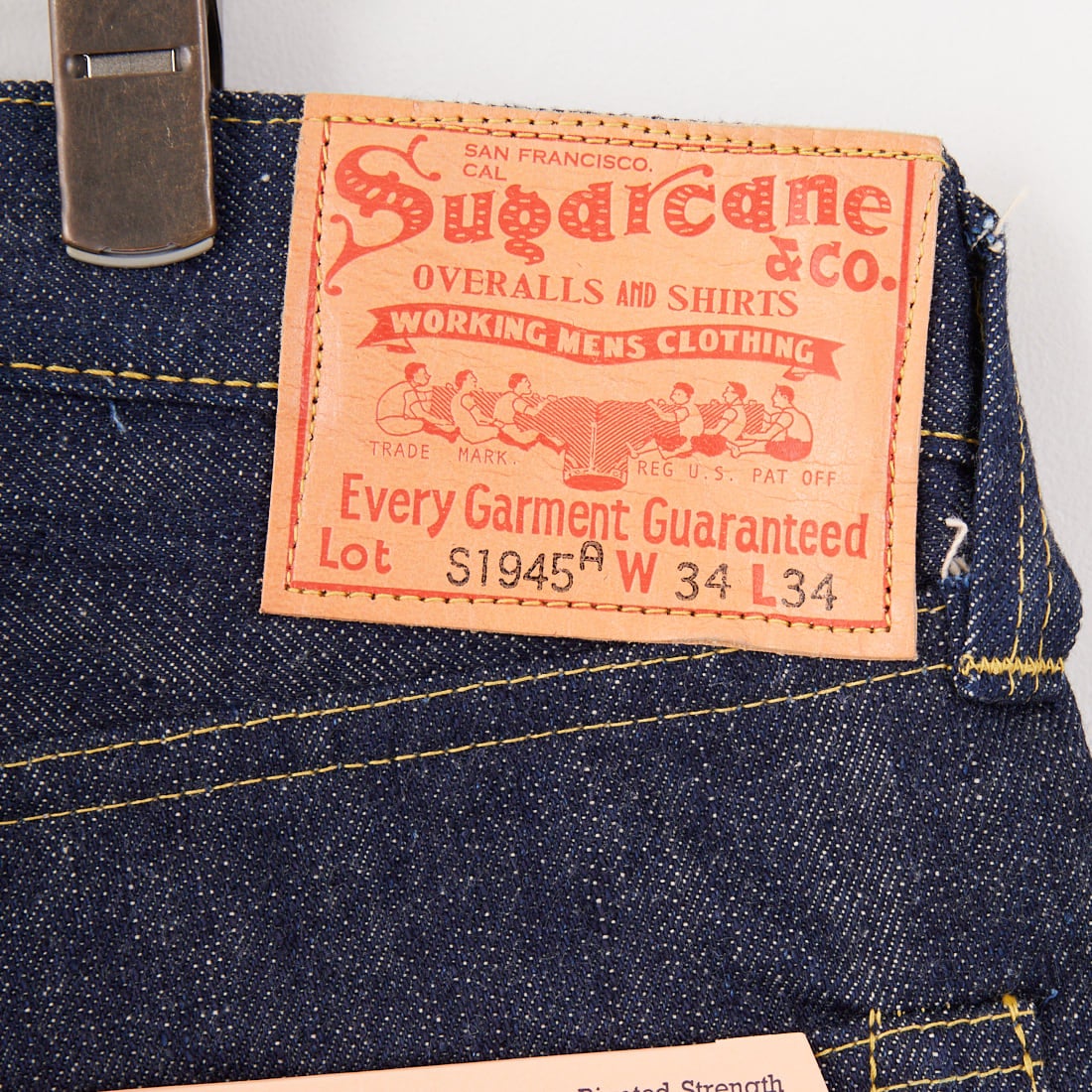 SUGAR CANE [シュガーケーン] 14ozデニム ウエストオーバーオールズ 1945年モデル [SC49001] 420 N.NVY