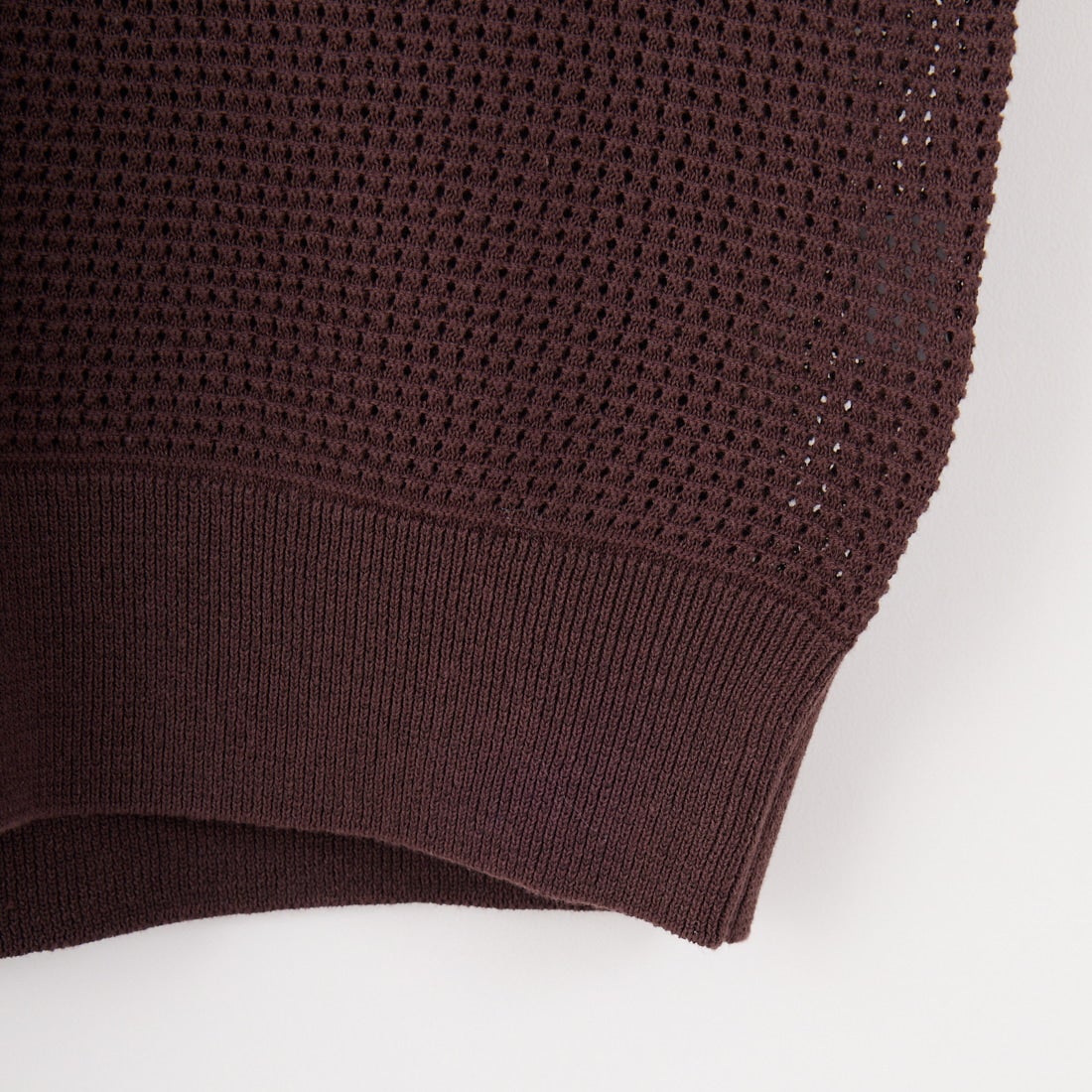 SLICK [スリック] ハイツイストメッシュ スキッパーポロシャツ [5250101] 500 BROWN