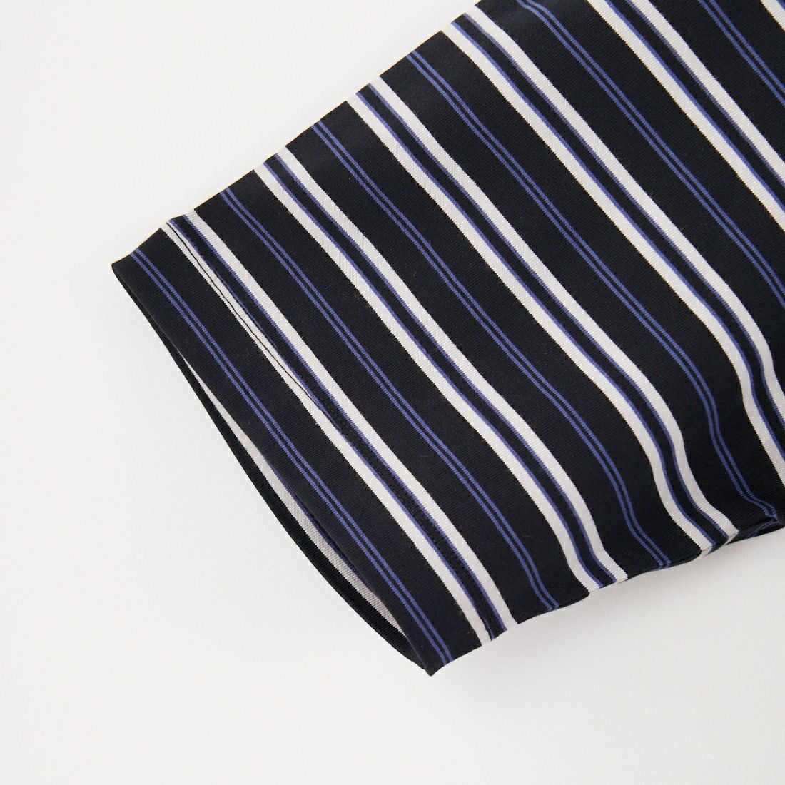 SLICK [スリック] マルチボーダードローストリングTシャツ [5230105] 700 BLACK