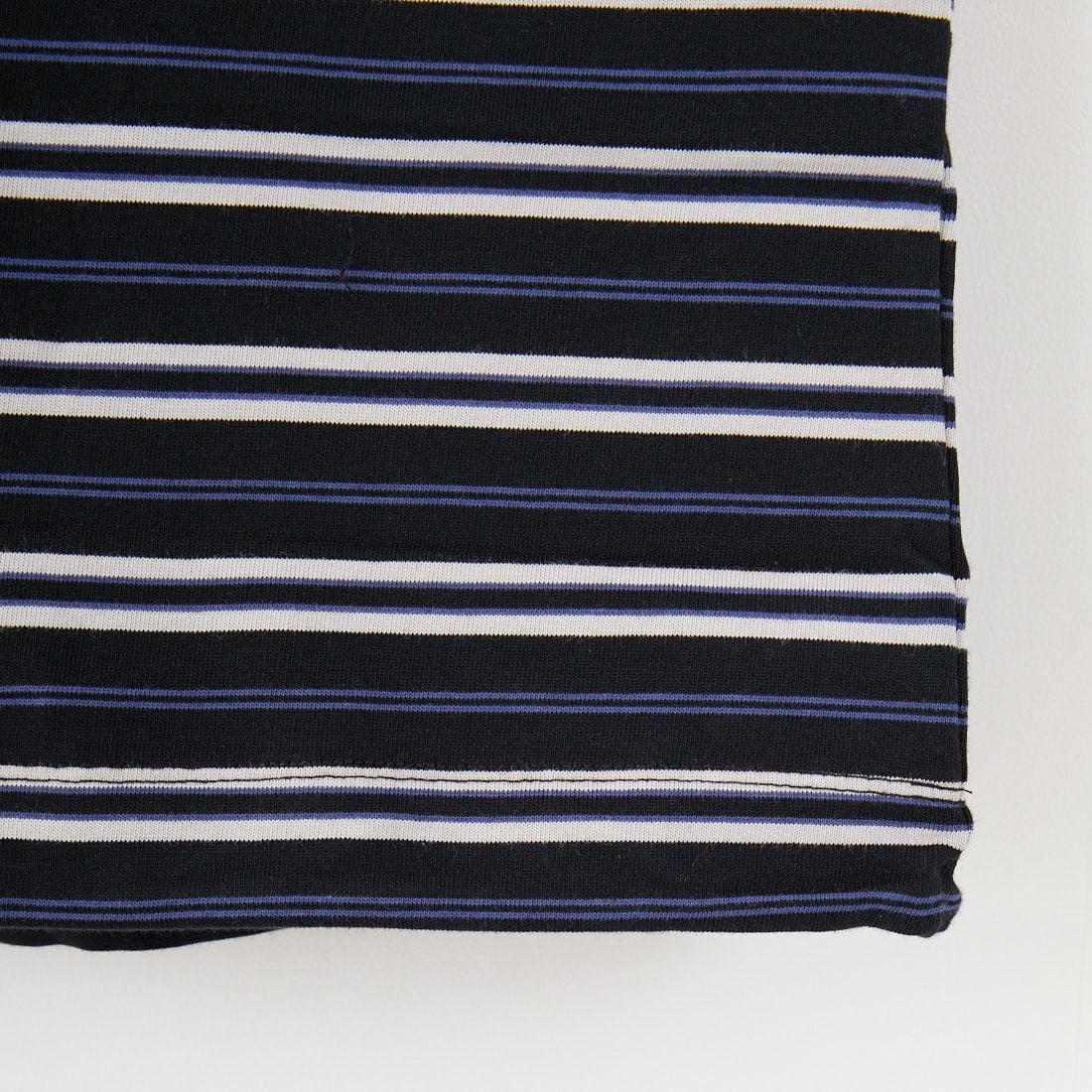 SLICK [スリック] マルチボーダードローストリングTシャツ [5230105] 700 BLACK