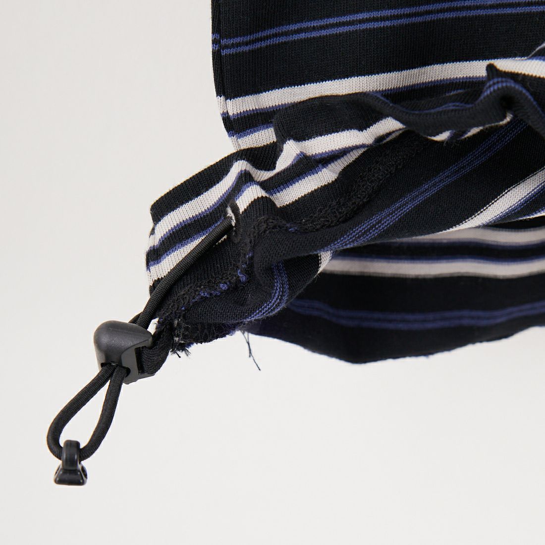 SLICK [スリック] マルチボーダードローストリングTシャツ [5230105] 700 BLACK