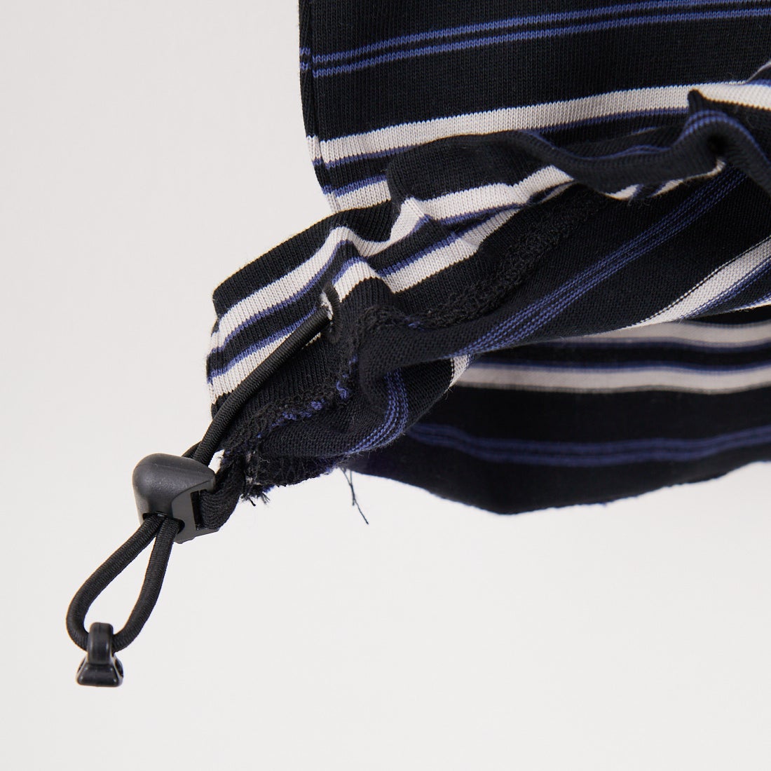 SLICK [スリック] マルチボーダードローストリングTシャツ [5230105] 700 BLACK