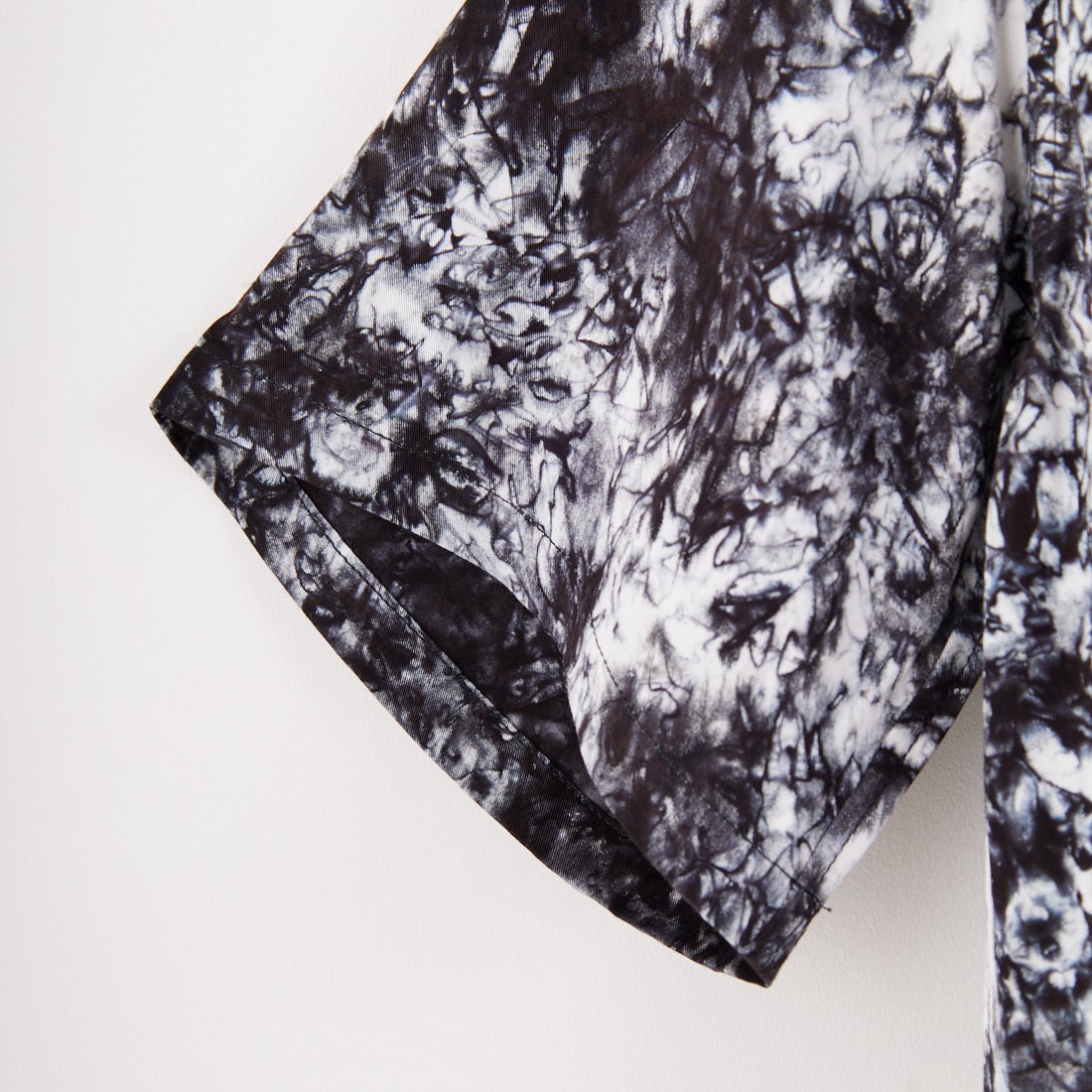 ATA [アタ] スモッグダイオープンカラーシャツ [S03-02010] BLACK