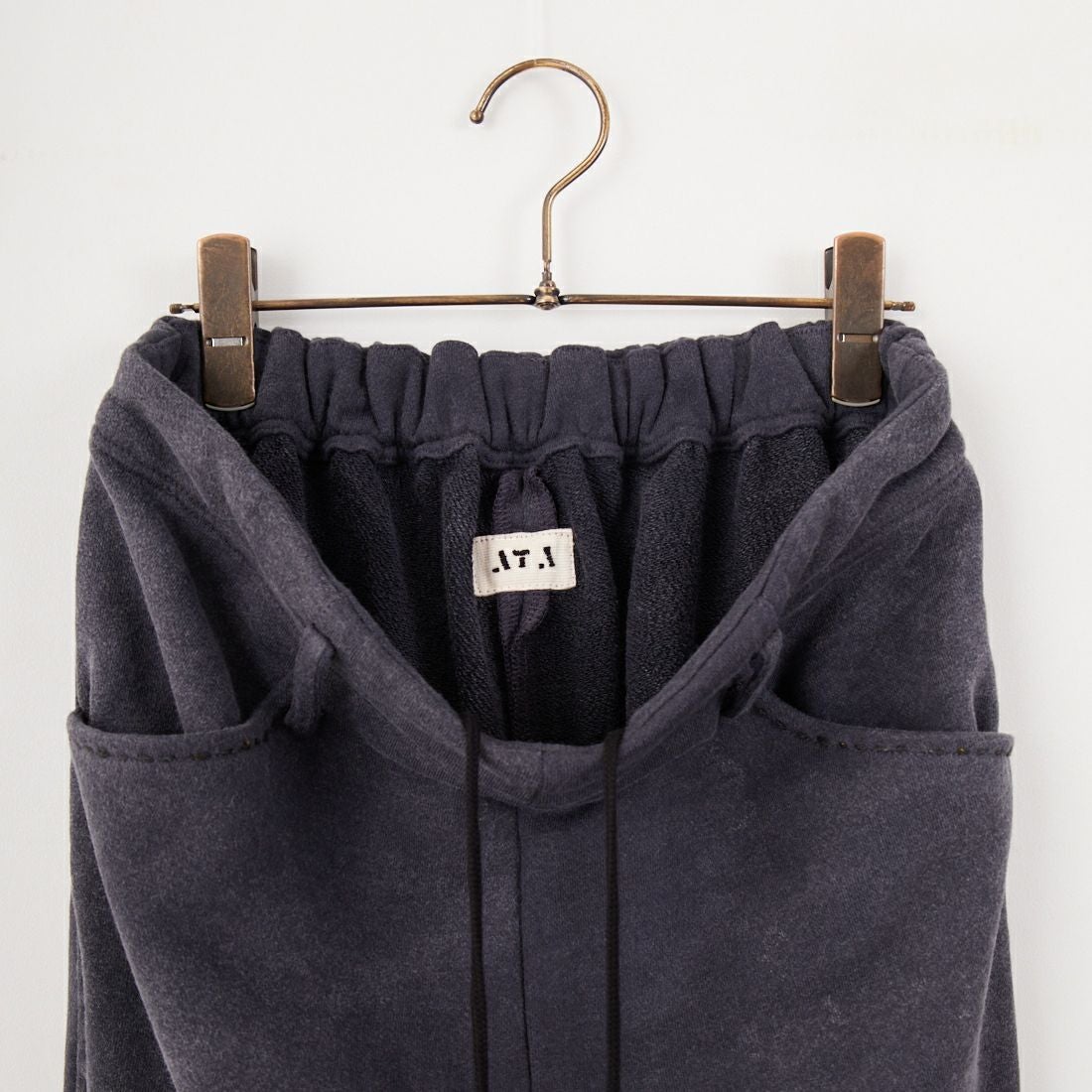 ATA [アタ] バンブースウェットパンツ [S03-08011] BLACK