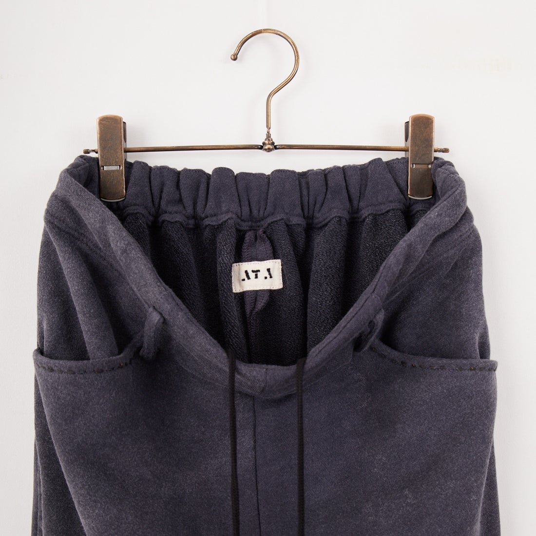 ATA [アタ] バンブースウェットパンツ [S03-08011] BLACK