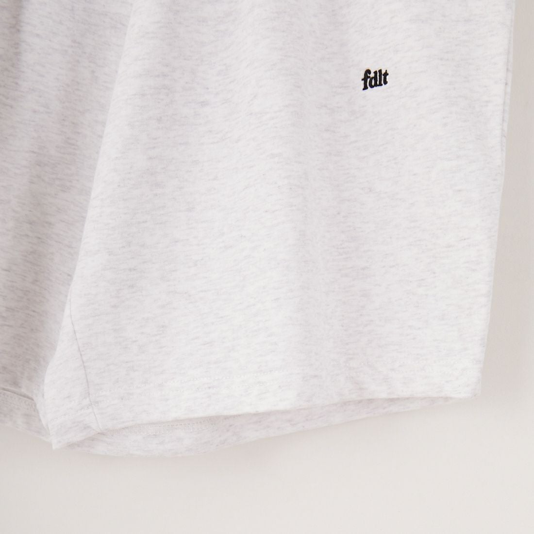 FIDELITY [フィデリティ] ミニ刺繍ロゴスウェットショーツ [FH-25575005] 03 GRY MIX