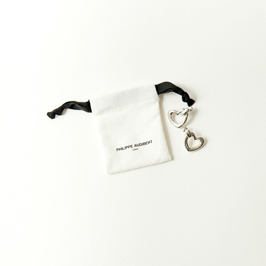 PHILIPPE AUDIBERT [フィリップ オーディベール] SOLINE ハートモチーフピアス [BO6167] SILVER