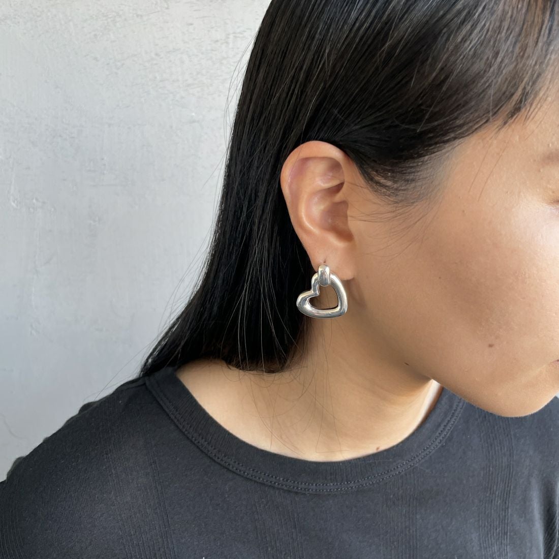 PHILIPPE AUDIBERT [フィリップ オーディベール] SOLINE ハートモチーフピアス [BO6167] SILVER