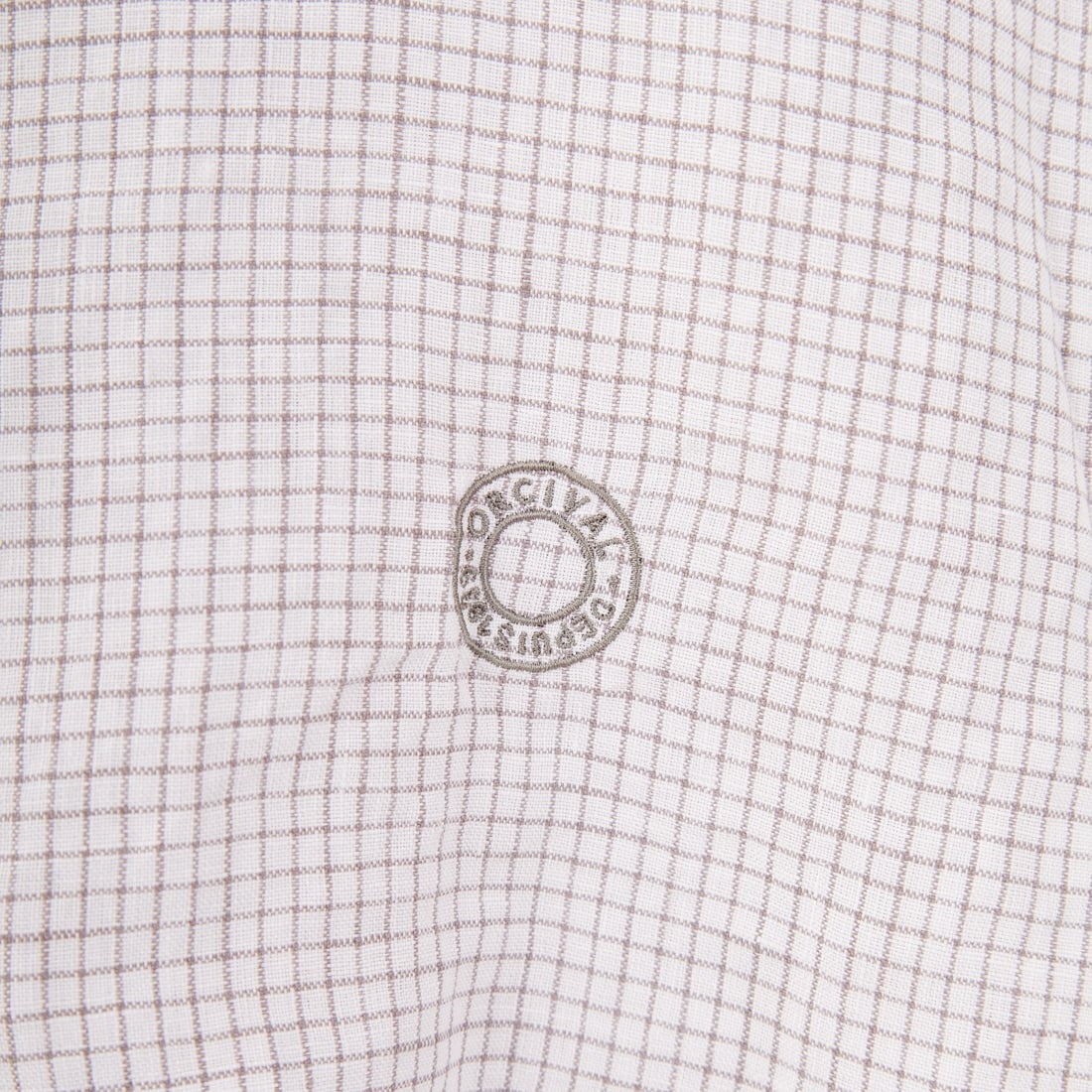 ORCIVAL [オーシバル] ボートネックリネンチェックプルオーバー [OR-B0388LCH] WH/TAUPE C