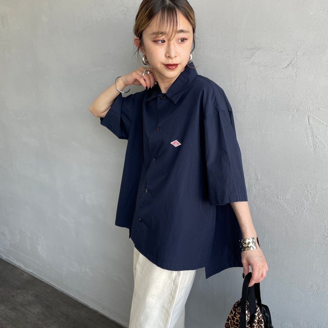 NAVY&&モデル身長：150cm 着用サイズ：38&&