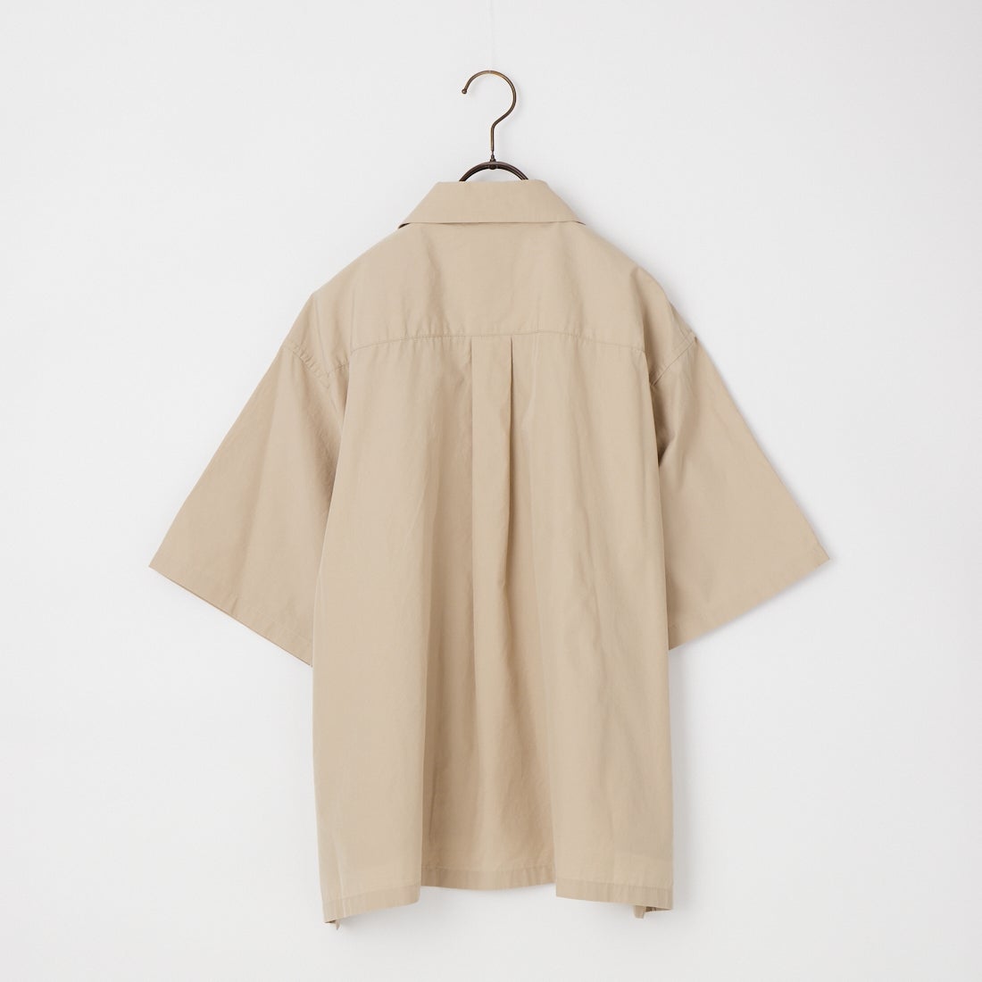 DANTON [ダントン] ハーフスリーブシャツ [DT-B0223CPL] GREIGE