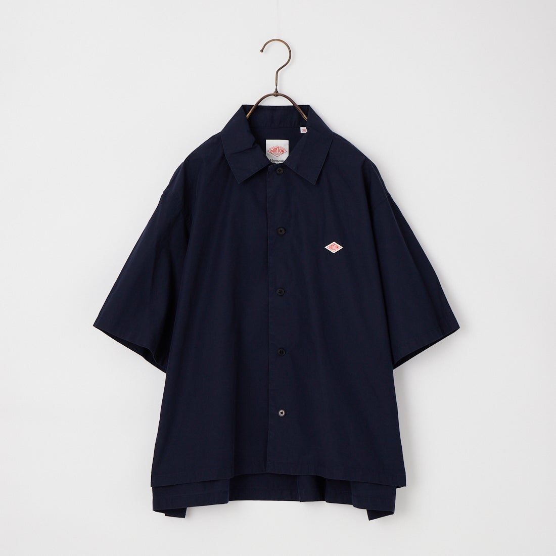 DANTON [ダントン] ハーフスリーブシャツ [DT-B0223CPL] NAVY