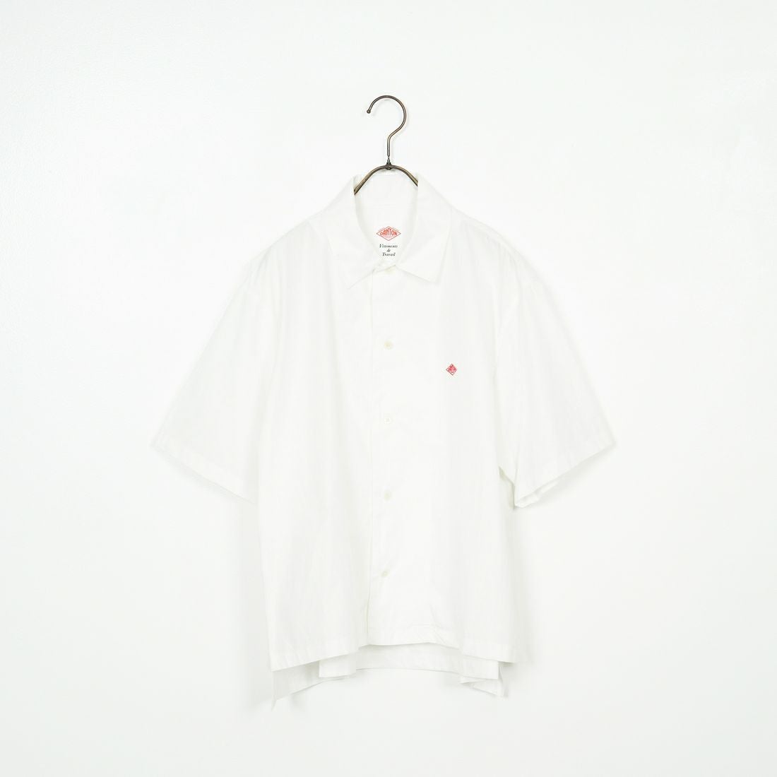 DANTON [ダントン] ハーフスリーブシャツ [DT-B0223CPL] WHITE