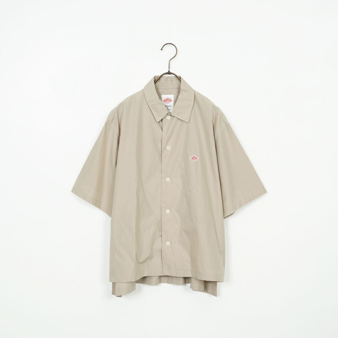 DANTON [ダントン] ハーフスリーブシャツ [DT-B0223CPL] GREIGE