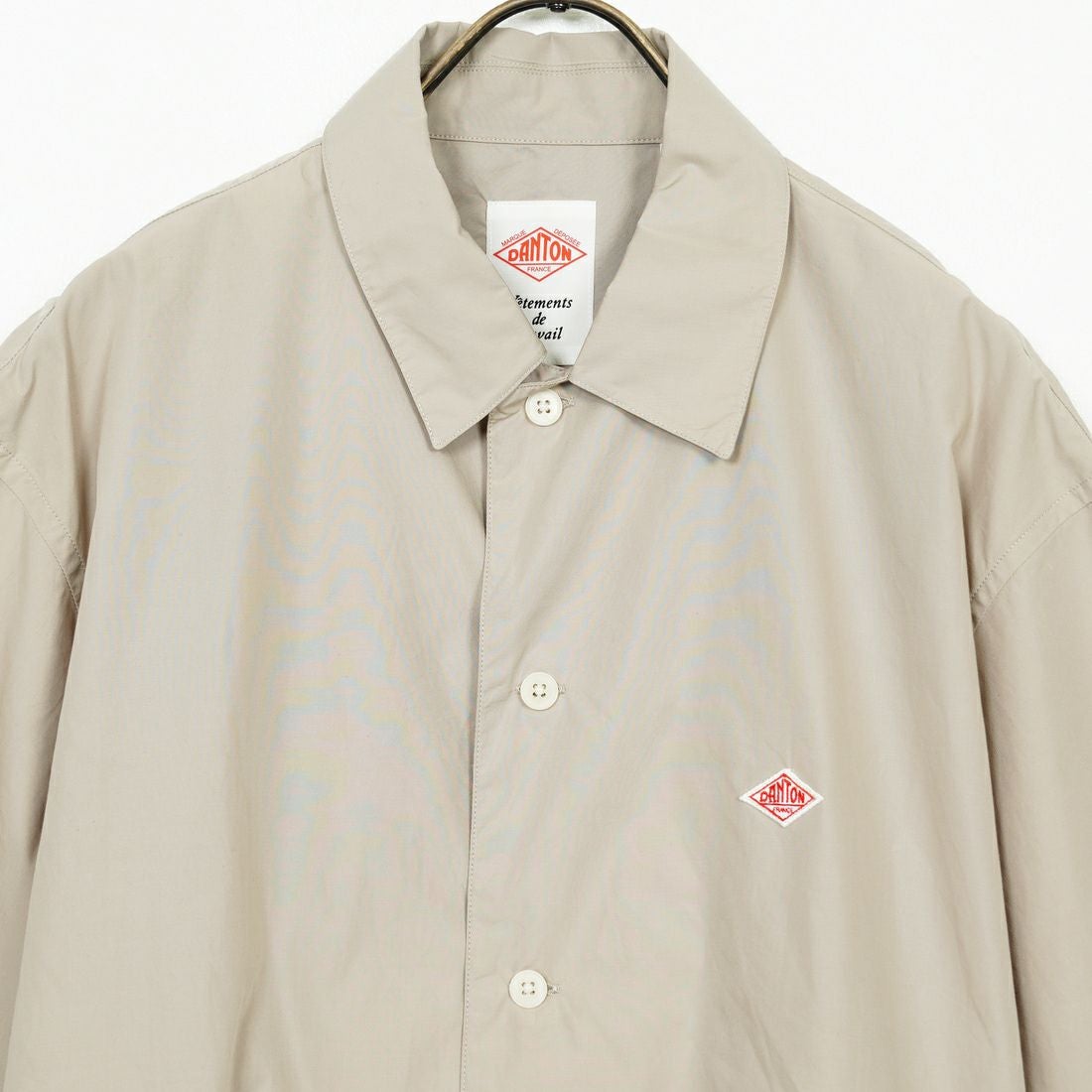 DANTON [ダントン] ハーフスリーブシャツ [DT-B0223CPL] GREIGE