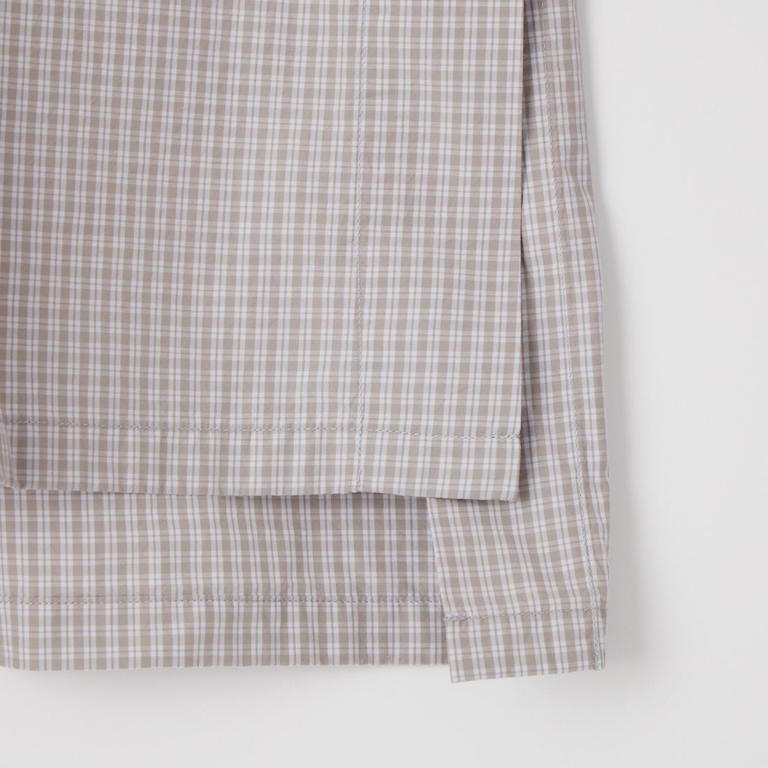 DANTON [ダントン] ハーフスリーブシャツ [DT-B0223CPP] GRY/WHT CK