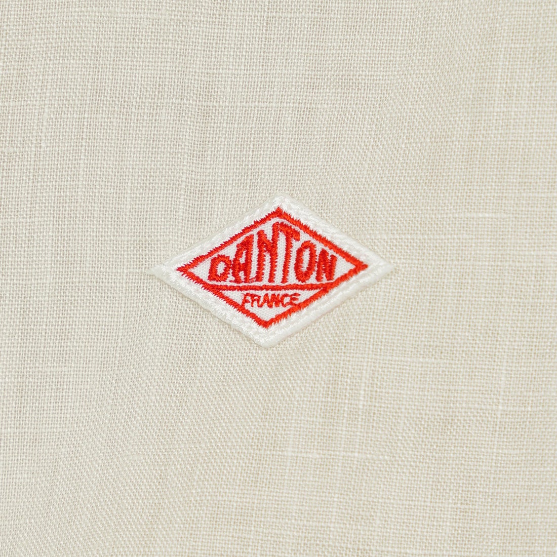 DANTON [ダントン] ラウンドカラー リネンプルオーバーシャツ [DT-B0283FLI] OYSTER