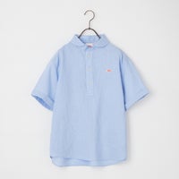 DANTON [ダントン] ラウンドカラー リネンプルオーバーシャツ [DT 