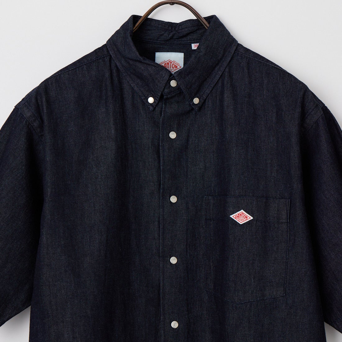 DANTON [ダントン] ドットボタン デニムダンガリー ボタンダウンシャツ [DT-B0337DUG] INDIGO
