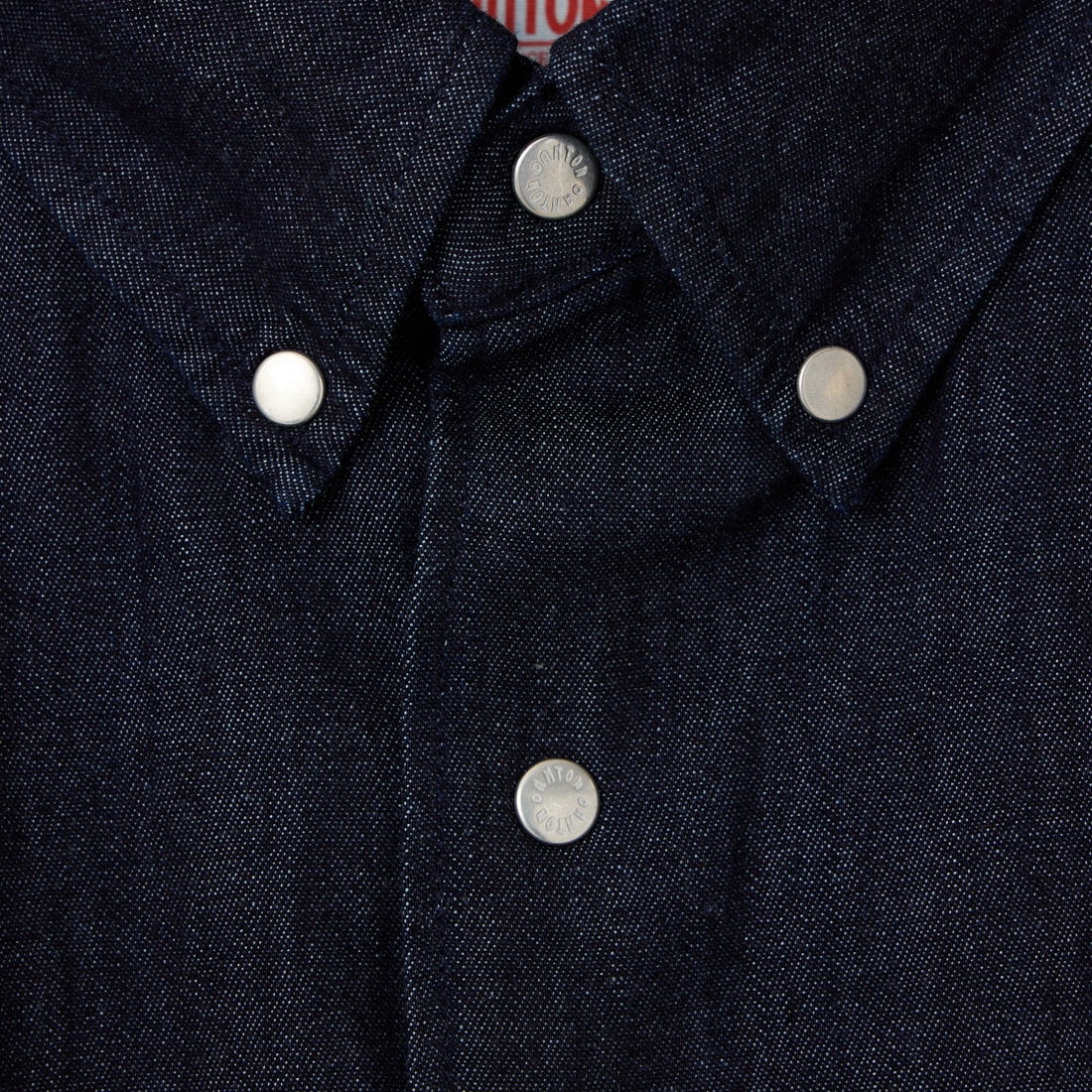 DANTON [ダントン] ドットボタン デニムダンガリー ボタンダウンシャツ [DT-B0337DUG] INDIGO