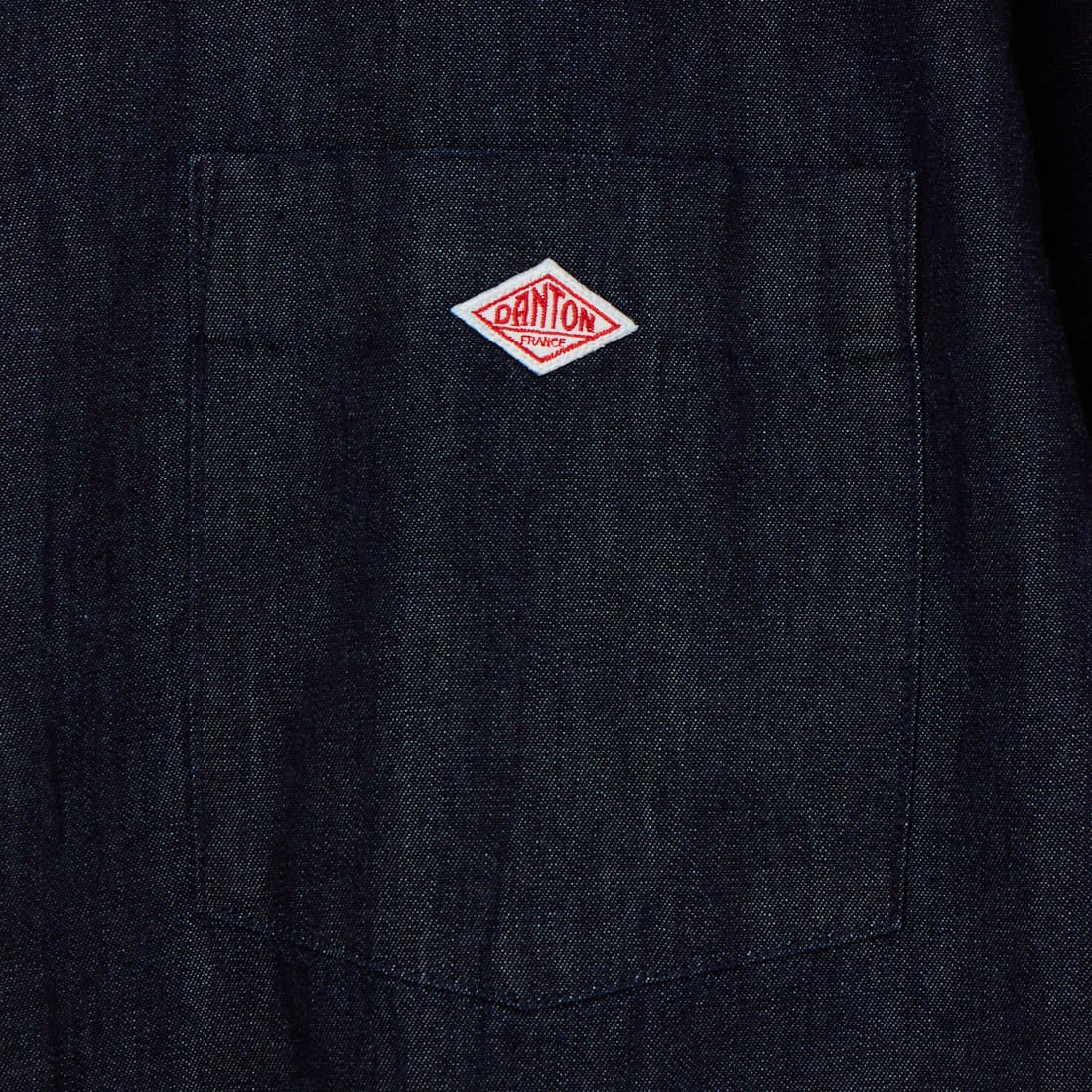 DANTON [ダントン] ドットボタン デニムダンガリー ボタンダウンシャツ [DT-B0337DUG] INDIGO