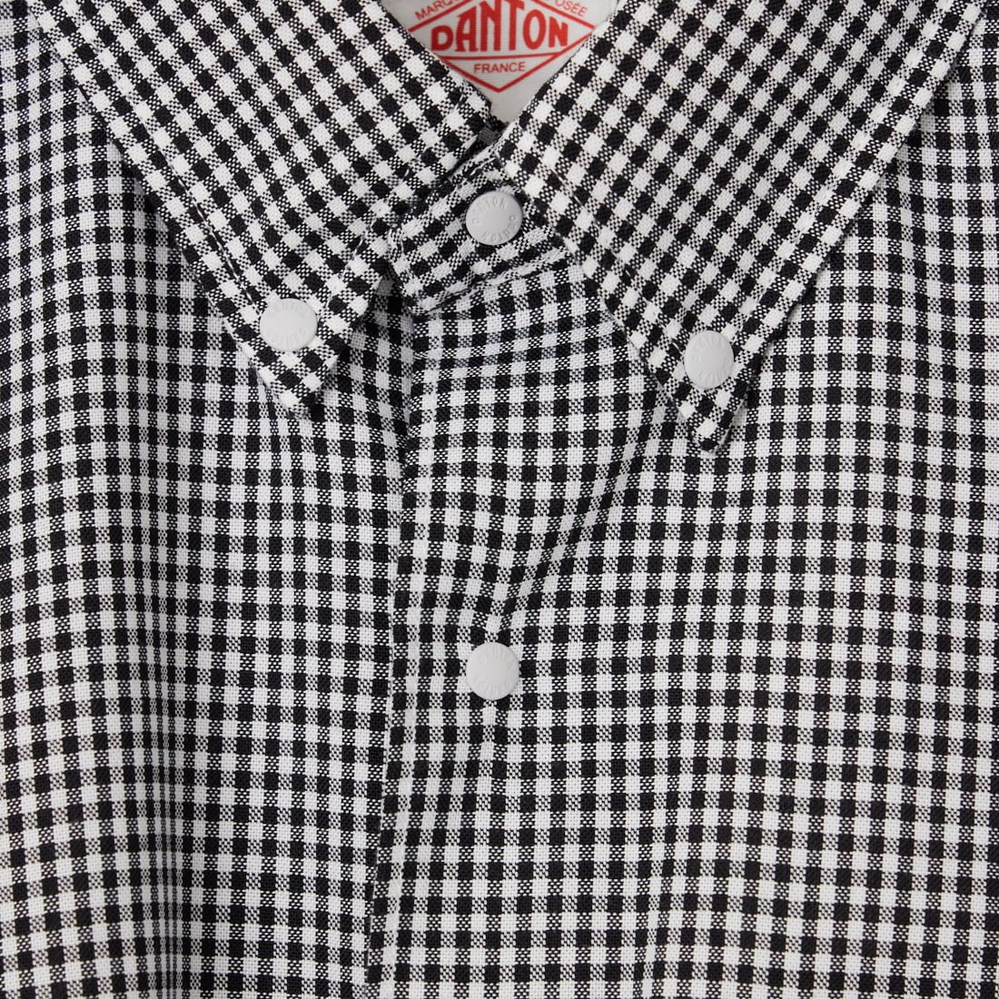DANTON [ダントン] ドットボタン オックスフォード ボタンダウンシャツ [DT-B0337POD] BLACK GNGM