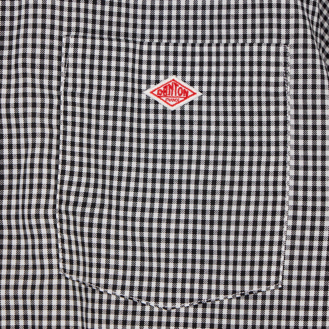 DANTON [ダントン] ドットボタン オックスフォード ボタンダウンシャツ [DT-B0337POD] BLACK GNGM